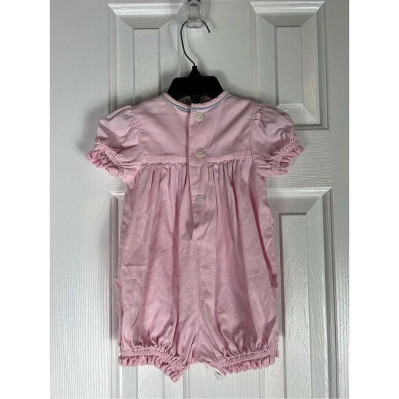 Beaux et Belles Girls Smocked Romper size 3m - Picture 2 of 3